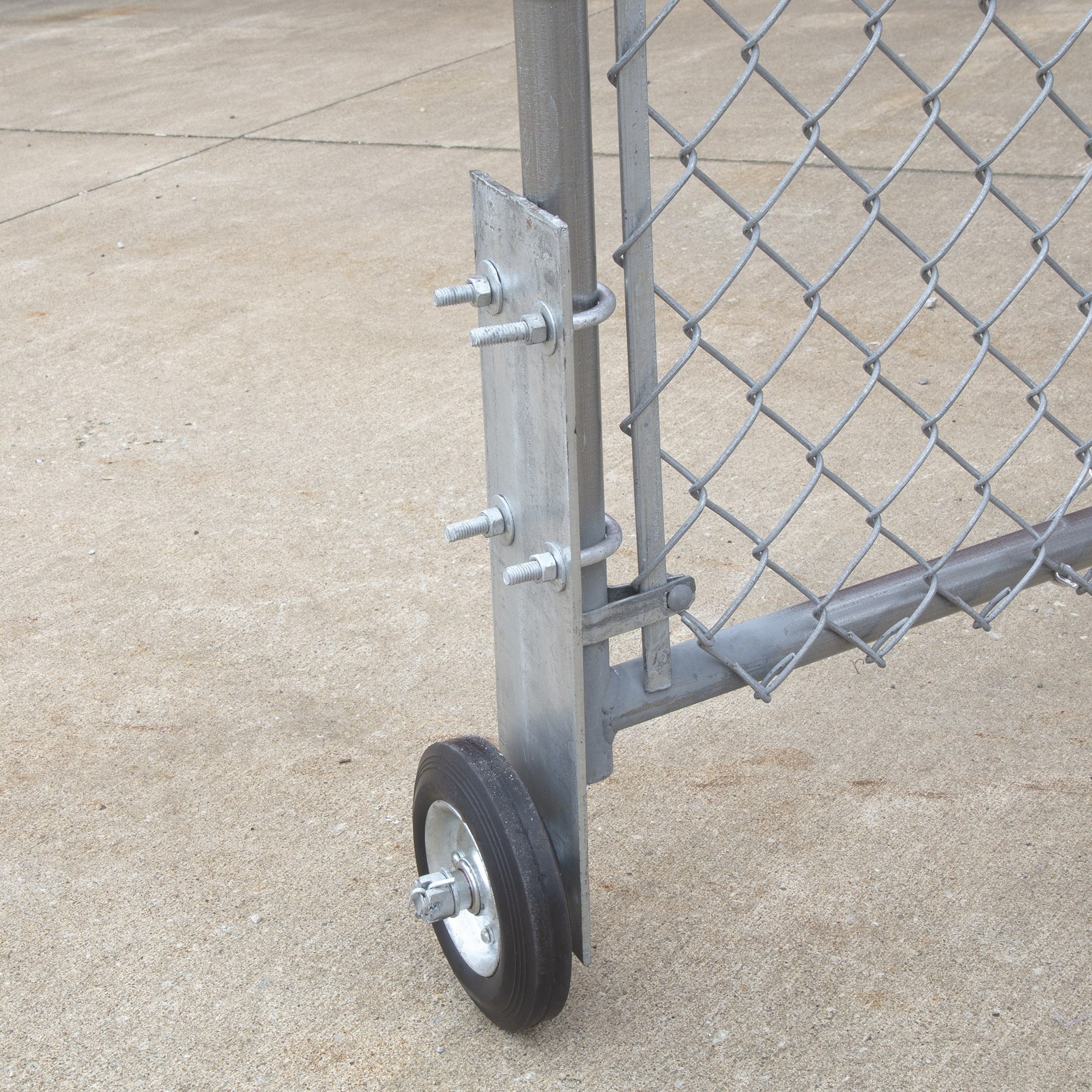 Chain Link BoltOn Cantilever Gate Wheel Helper for 1 5/8" and 2" [1 7/